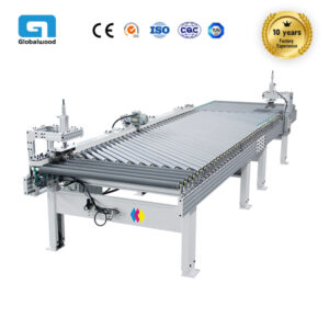 Edge Banding Machine with Single-row Inclined Rollers and Straight-line Connection