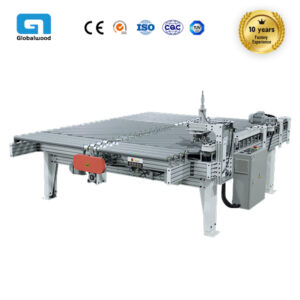 Edge Banding Machine with Double-row Inclined Rollers and Straight-line Connection